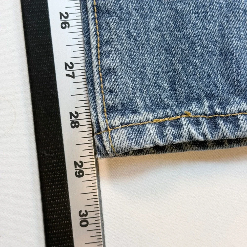 Levi's 501 Original Fit Jeans Men's 36x29 Button Fly Light Wash Denim Y2K 2003